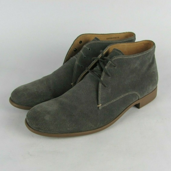 JOHN VARVATOS Gray Suede Chukka Boots 11 M main image 6